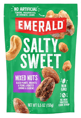 Emerald Nuts Salty Sweet Mixed Nuts – Lunchbox Snack for School and After-School