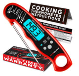 Alpha Grillers Instant Read Meat Thermometer – Elegant Birthday Gift for Mom, Her, and Dad with Gift Box and Spare Battery