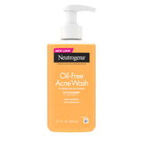 Neutrogena Oil-Free Acne Face Wash – Streamlined Salicylic Acid Cleanser for a Clean Vanity Counter