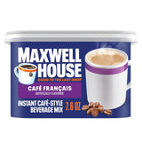 Maxwell House Instant French Vanilla Cafe Beverage Mix – Focus Ritual Coffee for Busy Professionals, No Machine Required