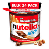 Nutella & GO! Hazelnut Spread Snack Cup – Mess-Free Road Trip and Car Ride Snack, 24 Bulk 1.8 oz Packs