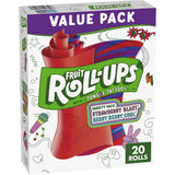 Betty Crocker Fruit Roll-Ups Variety Pack – After-School Snack for Kids Ages 5-12 with Fun Tongue Tattoos, Gluten Free, 20 Count