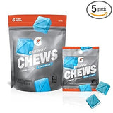 Gatorade Energy Chews Cool Blue – Beach Day and Picnic Energy Boost, 16-Count Caffeine-Free Gummy Pouch Pack