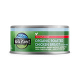 Wild Planet Organic Roasted Chicken Breast – Office Pantry Lunch Protein for Busy Workdays, 5oz Can