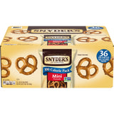 Snyder's of Hanover Mini Pretzels Single Serve Bags – Safe After-School Snack for Playroom and Lunchbox, 36 Count