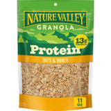 Nature Valley Protein Granola Oats and Honey Kid-Friendly Snack Bowl, Crunchy Cluster Cereal for Snack Time and Lunchboxes