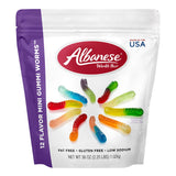 Albanese 12 Flavor Mini Gummi Worms – Fun Candy Gift Basket Pick for Birthdays, 36oz Bulk Bag