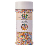 India Tree Nature's Colors Pastel Sprinkles – Plant-Based Dye-Free Topping for Clean-Eating Families, 6 oz Jar