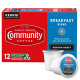 Community Coffee Breakfast Blend K-Cup Pods as Cozy Hostess Gift, 12 Count Medium Roast