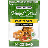 Snack Factory Pretzel Crisps Original Non-GMO 14 oz Party Size Bag for Hostess Gifts and Holiday Hosting