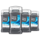Dove Men+Care Clean Comfort Stick – Non-Irritant Aluminum Free Protection for Allergy-Prone Underarm Skin