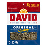 DAVID Jumbo Sunflower Seeds Original – Long-Lasting Office Desk Snack for Workdays