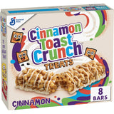 Cinnamon Toast Crunch Cereal Treat Bars, Snack Bars, 8 Ct, 6.8 oz – Office Desk Snack for Mid-Afternoon Energy