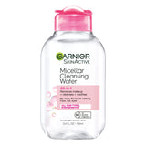 Garnier Micellar Water Fragrance-Free Cleanser – Single-Bottle Skincare Simplification, Vegan Travel and Countertop Essential, 3.4 Fl Oz