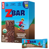 Zbar Chocolate Brownie Granola Bars – Soft Chewy After-School Snack for Kids, USDA Organic Non-GMO 18 Pack