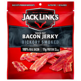 Jack Link's Bacon Jerky, Hickory Smoked – Stocking Stuffer and Birthday Gift for Bacon Lovers and Jerky Fans