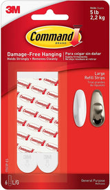 Command Large Refill Strips – Practical Birthday Gift for Mom, Reuseable Hanging Strips for Her Gallery Wall