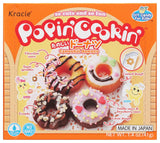 Kracie Popin' Cookin' Mini Donut Candy Making Set – Safe Solo Craft for Children, After-School Screen-Free Activity