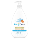 Baby Dove Rich Moisture Hypoallergenic Lotion – Post-Bath Skin Nourishment for Newborn Wellness Rituals