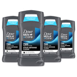 Dove Men+Care Clean Scent Deodorant Stick 4-Pack – Thoughtful Fathers Day Gift for Him, Anti-Stain Dress Shirt Protection