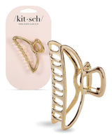 Kitsch Metal Hair Clips for Women – Simple Solid-Color Claw Clip, Clean-Lined Accessory for the Capsule Vanity