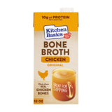 Kitchen Basics Chicken Bone Broth for Uncluttered Pantry Cooking, Clean-Label Broth Carton