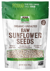 NOW Foods Certified Organic Sunflower Seeds Hulled Raw Unsalted – Quiet Crunchy Desk Snack for Focused Work Sessions and Study Hours