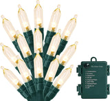 Minimax-M3 Flameless String Lights – Smoke-Free Alternative to Candles, Cool-to-Touch Warm White 50 LED