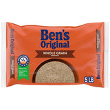 BEN'S ORIGINAL Whole Grain Brown Rice, 5 lb Bag – Fast 20-Minute Brown Rice for Meal Preppers and Busy Workweek Lunches