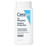 CeraVe Salicylic Acid Body Wash – Gentle Daily Shower Exfoliant for Rough Arms and Legs, Fragrance-Free