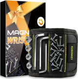 KUSONKEY Magnetic Screw Holder Wristband – Speed Up DIY Furniture Assembly, Hands-Free Wrist Tool Organizer for Woodworking Hobbyists
