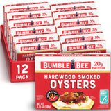 Bumble Bee Premium Select Whole Canned Oysters - No-Cook Camp Protein for Backcountry Meals, 3.75 oz Can