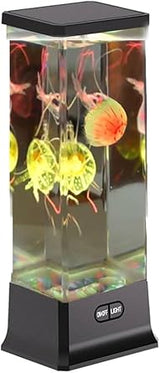 COLORLIFE Electric Jellyfish Aquarium Lamp – Thoughtful Housewarming Gift for Couples, Ambient Color Changing Night Light for Living Room