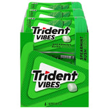 Trident Vibes Spearmint Rush Sugar-Free Chewing Gum – Travel Bag Fresh Breath for Frequent Flyers and Commuters, 240 Pieces