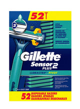 Gillette Sensor2 Plus Bulk Razors (52 Count) – Streamline Your Daily Grooming Routine