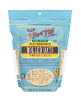 Bob's Red Mill Organic Rolled Oats – Wholesome Hot Cereal for Family Breakfast Tables