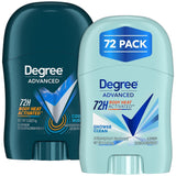 Degree Travel Size Deodorant Variety – 72H Body Heat Activated Solid Stick for Carry-On Luggage and Hotel Toiletry Kits, 24-Pack