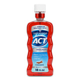 ACT Anticavity Zero Alcohol Fluoride Mouthwash for Sensitive Users Seeking No-Burn Formula, 18 fl. oz. Trusted Cavity Defense