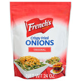 French's Original Crispy Fried Onions 24 oz – Ready-to-Use Topping to Speed Up Weeknight Casseroles