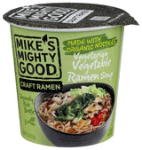 Mike's Mighty Good Ramen Soup, Vegetable — Clean Plant-Based Single Serve for Clutter-Free Pantries, 1.9 Oz Vegan Cup