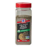 McCormick Organic Black Pepper – Thoughtful Housewarming Gift for Home Cooks, 12 oz Bottle