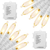 Aurora Glow Fairy Lights – Thoughtful Birthday Gift for Her, Warm White Timer 18ft