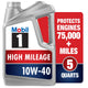 5 Quart - Full Synthetic High Mileage - 10W-40
