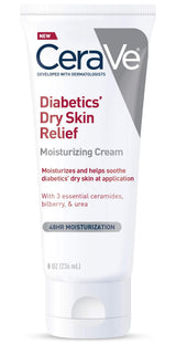 CeraVe Diabetic Skin Cream – Ceramide Night Cream for a Calming After-Shower Wellness Routine