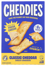 Cheddies Protein Cheddar Crackers – Grab-and-Go Snack for Soccer Games and Practices