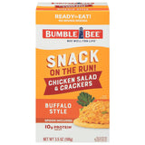 Bumble Bee Snack on the Run Chicken Salad Kit – Portable Protein for Hiking Trails and Campsites, Ready to Eat with Crackers and Spoon
