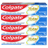 Colgate Total Whitening Toothpaste – Self-Care Nightly Routine for a Brighter Calmer Smile, 4-Pack