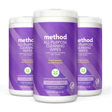 Method All-Purpose Cleaning Wipes – Stylish French Lavender Clean for Counter Tops, Tile, and Stone Surfaces