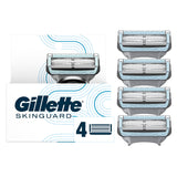 Gillette SkinGuard Blades for Men – Soothing Morning Shave Ritual, 8 Refill Cartridges for Sensitive Skin