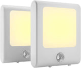 MAZ-TEK Motion Sensor Night Light – Low Profile Plug in Design for Clean, Uncluttered Hallways and Stairwells